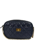 Chanel Navy Quilted Lambskin Small Camera Bag 2019