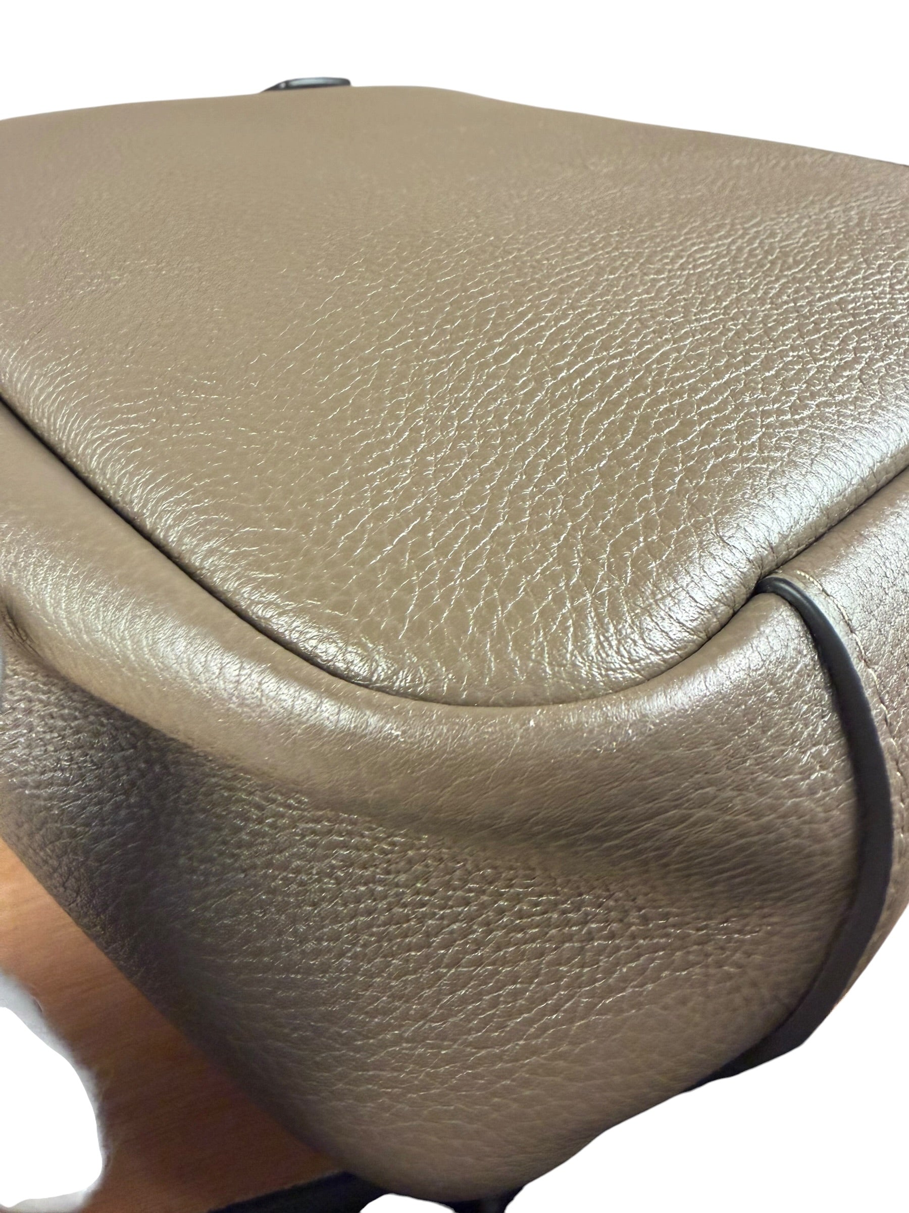 Coach Brown Pebbled Leather Large Hadley Tote