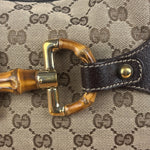 Gucci GG Canvas Bamboo Horsebit Amalfi Hobo