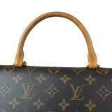 Louis Vuitton Black Leather/ Monogram Marignan 2Way Bag