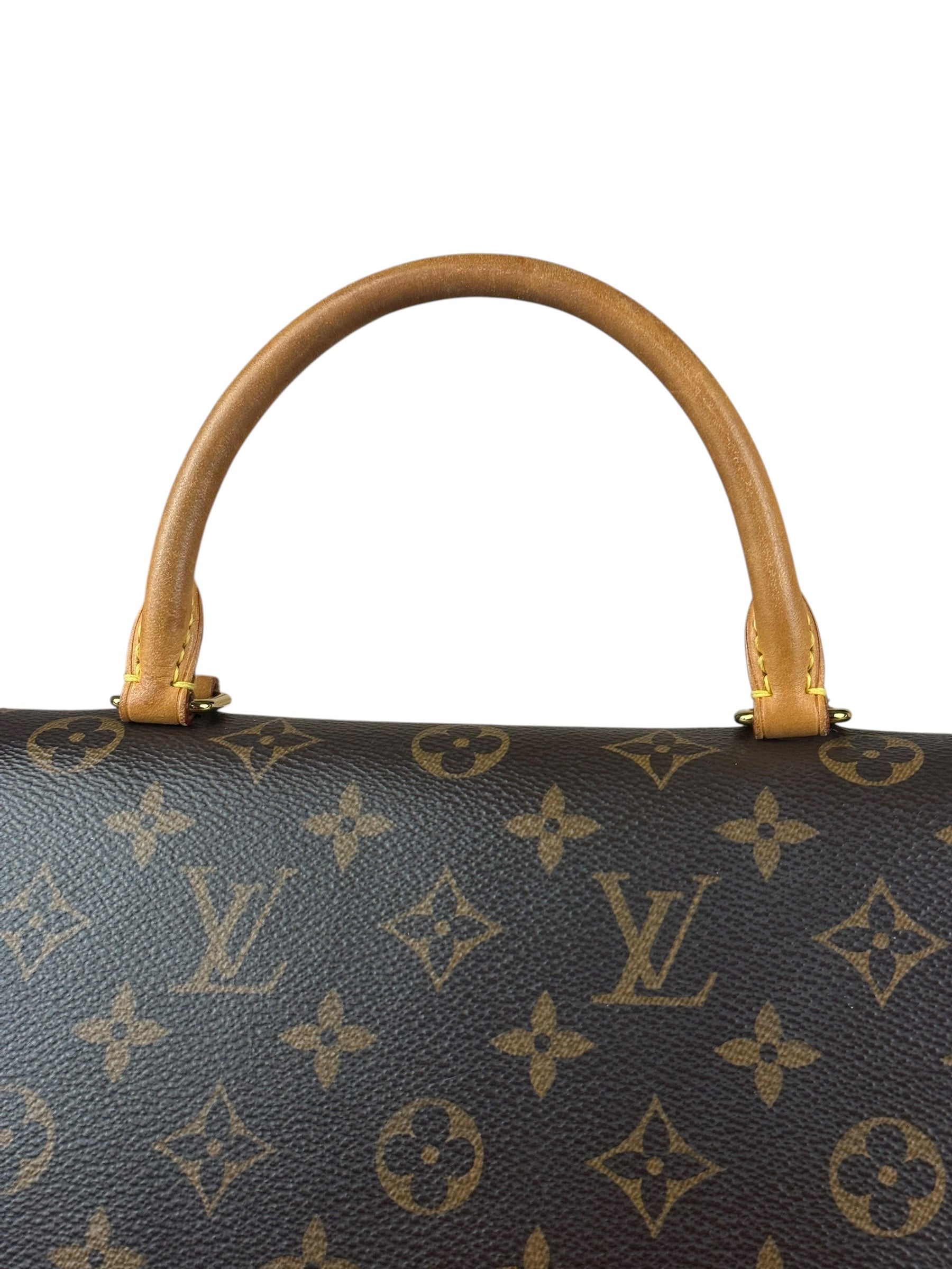 Louis Vuitton Black Leather/ Monogram Marignan 2Way Bag