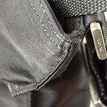 Prada Black Vela Nylon Flat Crossbody Bag