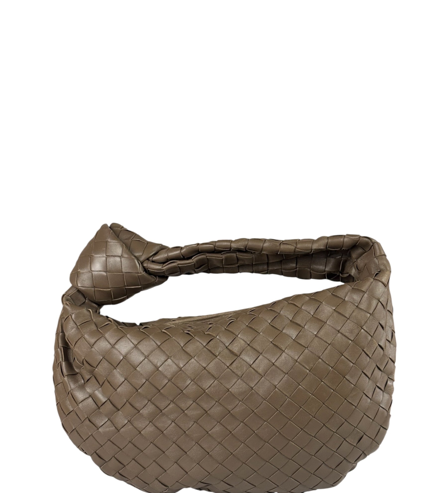 Bottega Veneta Brown Intrecciato Teen Jodie Hobo Bag