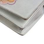 Christian Dior White Leather Amour Chain Wallet Replacement Chain