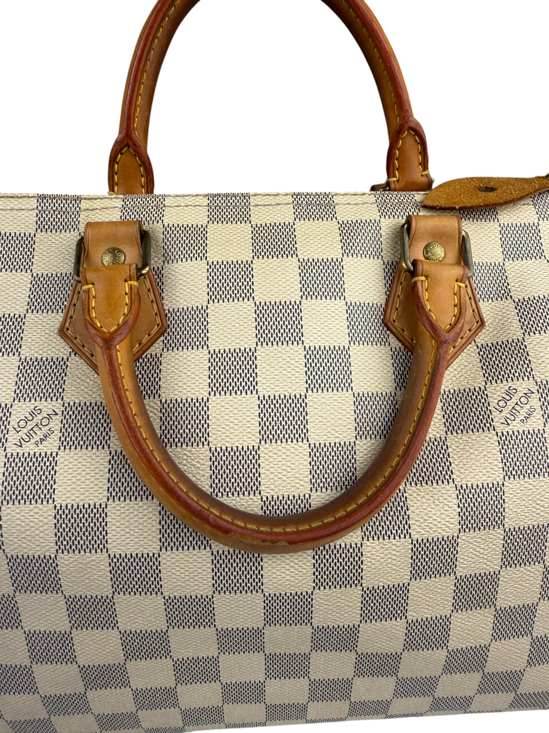 Louis Vuitton Damier Azur Speedy Hand Bag