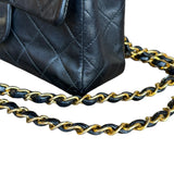 Chanel Black Leather Classic Mini Flap Bag ‘94-‘96