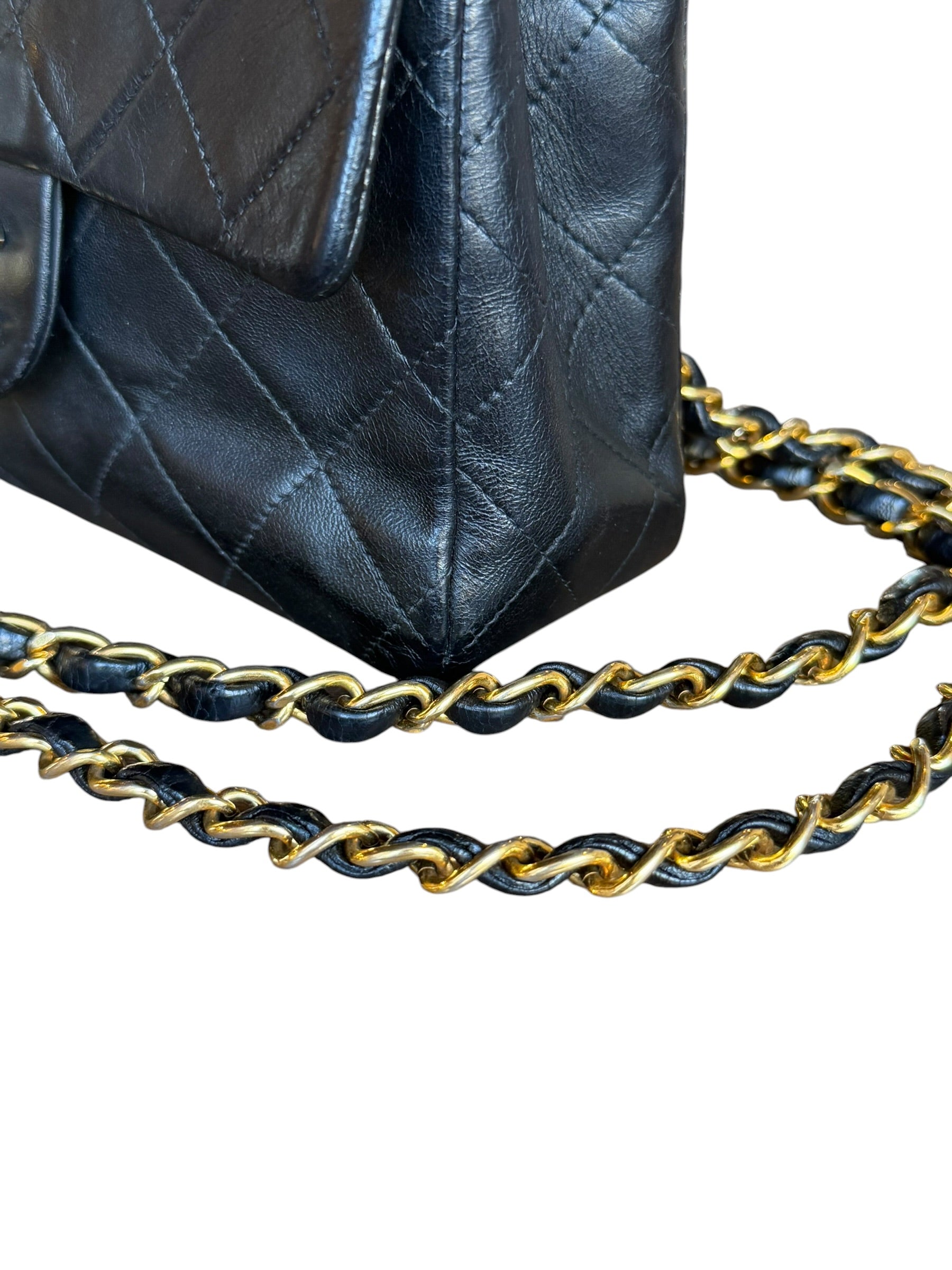 Chanel Black Leather Classic Mini Flap Bag ‘94-‘96