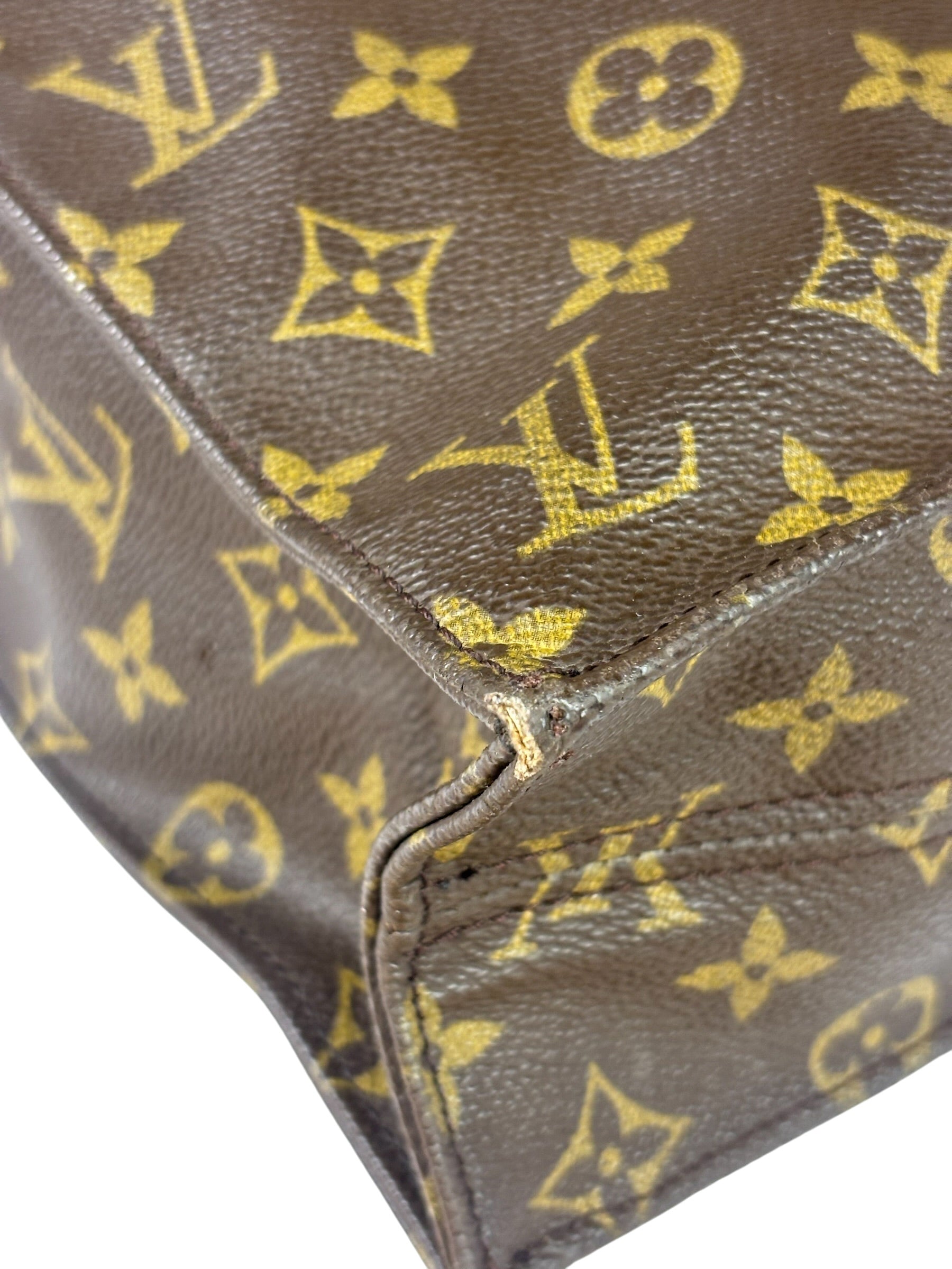 Louis Vuitton Monogram Sac Plat Tote Bag