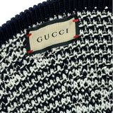 Gucci Navy GG Crochet Cotton Baseball Hat