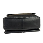 Chanel Black Lambskin Chocolate Bar Quilted Chain Shoulder Bag 2000