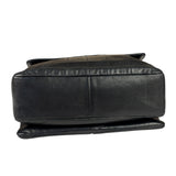Chanel Black Lambskin Chocolate Bar Quilted Chain Shoulder Bag 2000