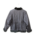 Flash Moonbat Brown Rabbit Fur Reversible Coat