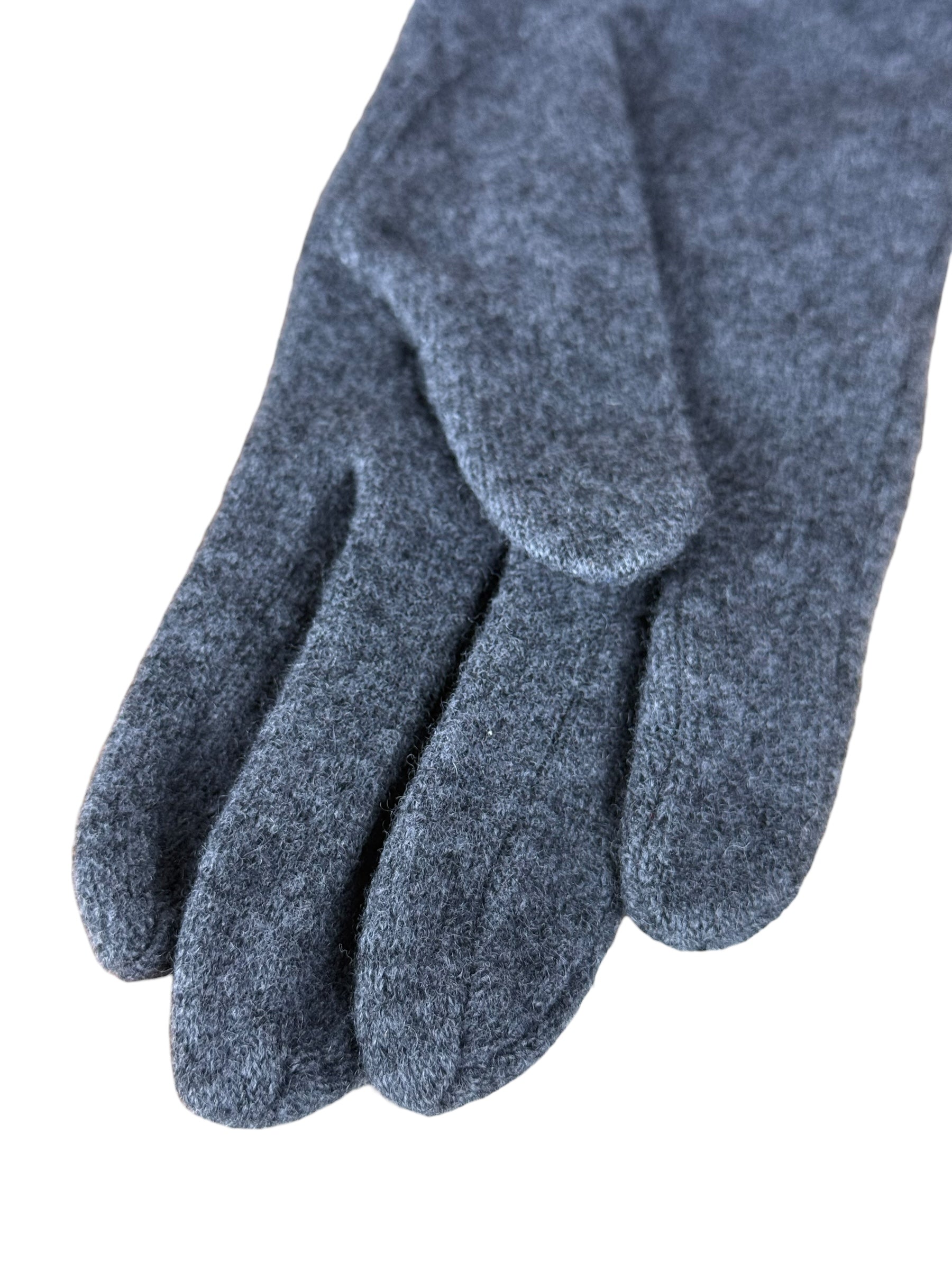 Chloé Grey Wool Gloves