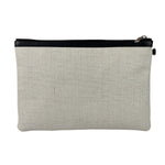Yves Saint Laurent Off-White Rive Gauche Zipped Pouch