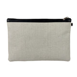 Yves Saint Laurent Off-White Rive Gauche Zipped Pouch