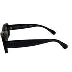 Chanel Grey/Green Rectangular 71687A Sunglasses
