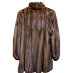 Vintage Kings Tailor Brown Mink Fur Mid Length Coat