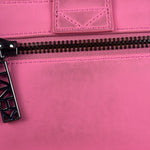Kenzo Kalifornia Pink Leather Wallet On Chain