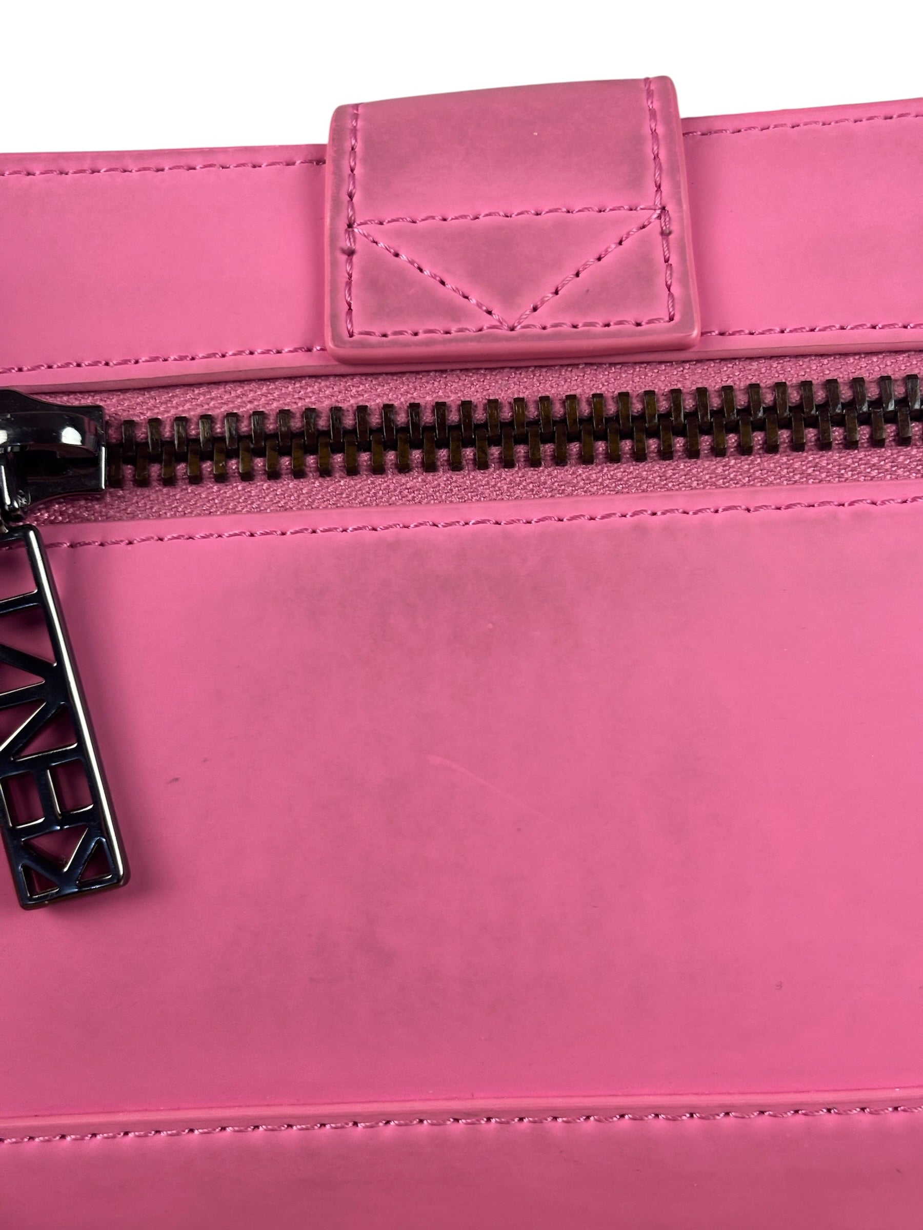 Kenzo Kalifornia Pink Leather Wallet On Chain