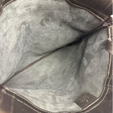 Gucci Black Leather Drawstring Backpack
