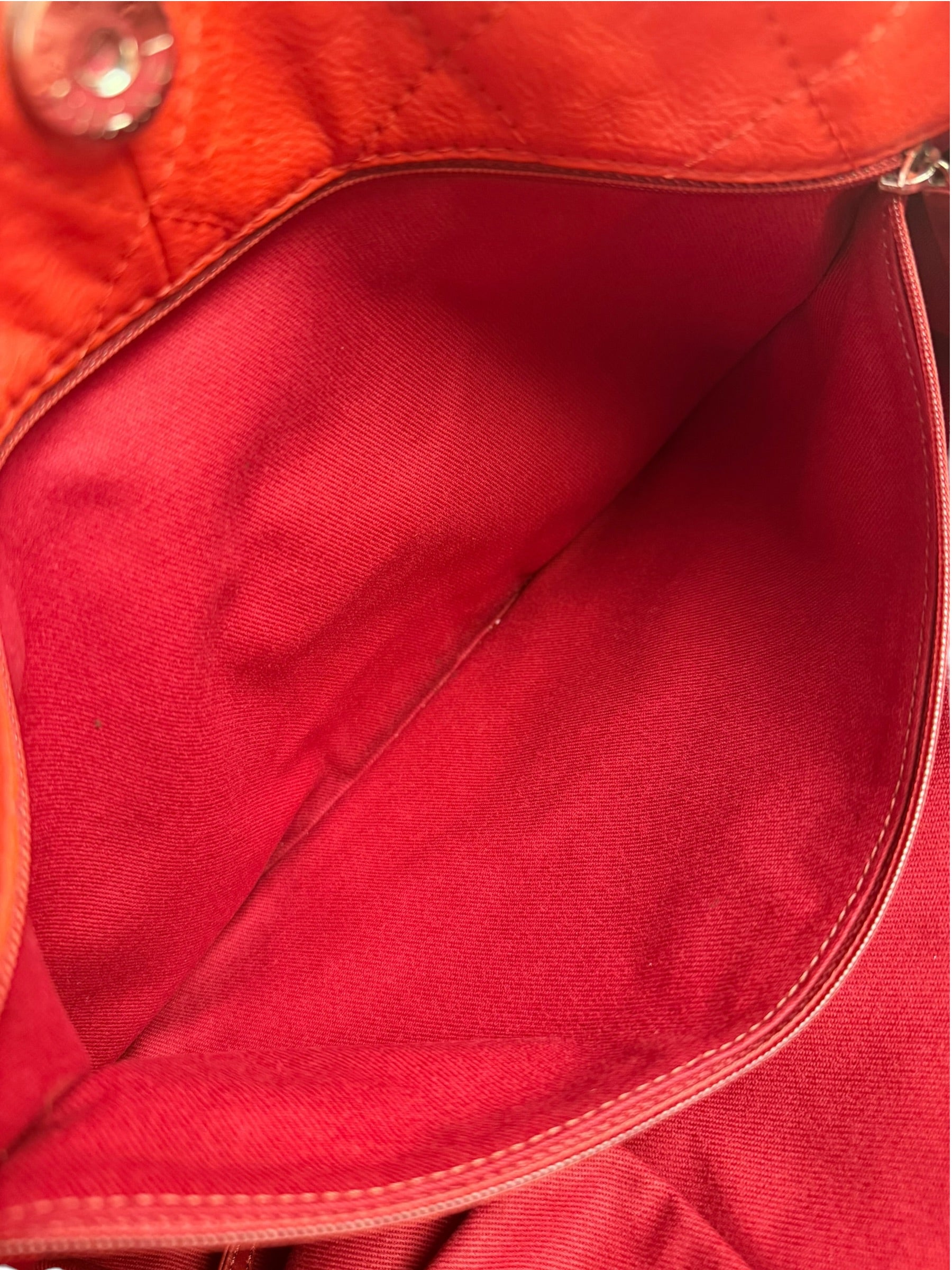 Chanel Red Quilted Leather Natural Beauty Chain Tote 2010