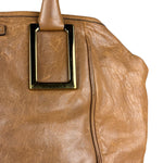 Chloé Brown Leather Ethel Tote Bag