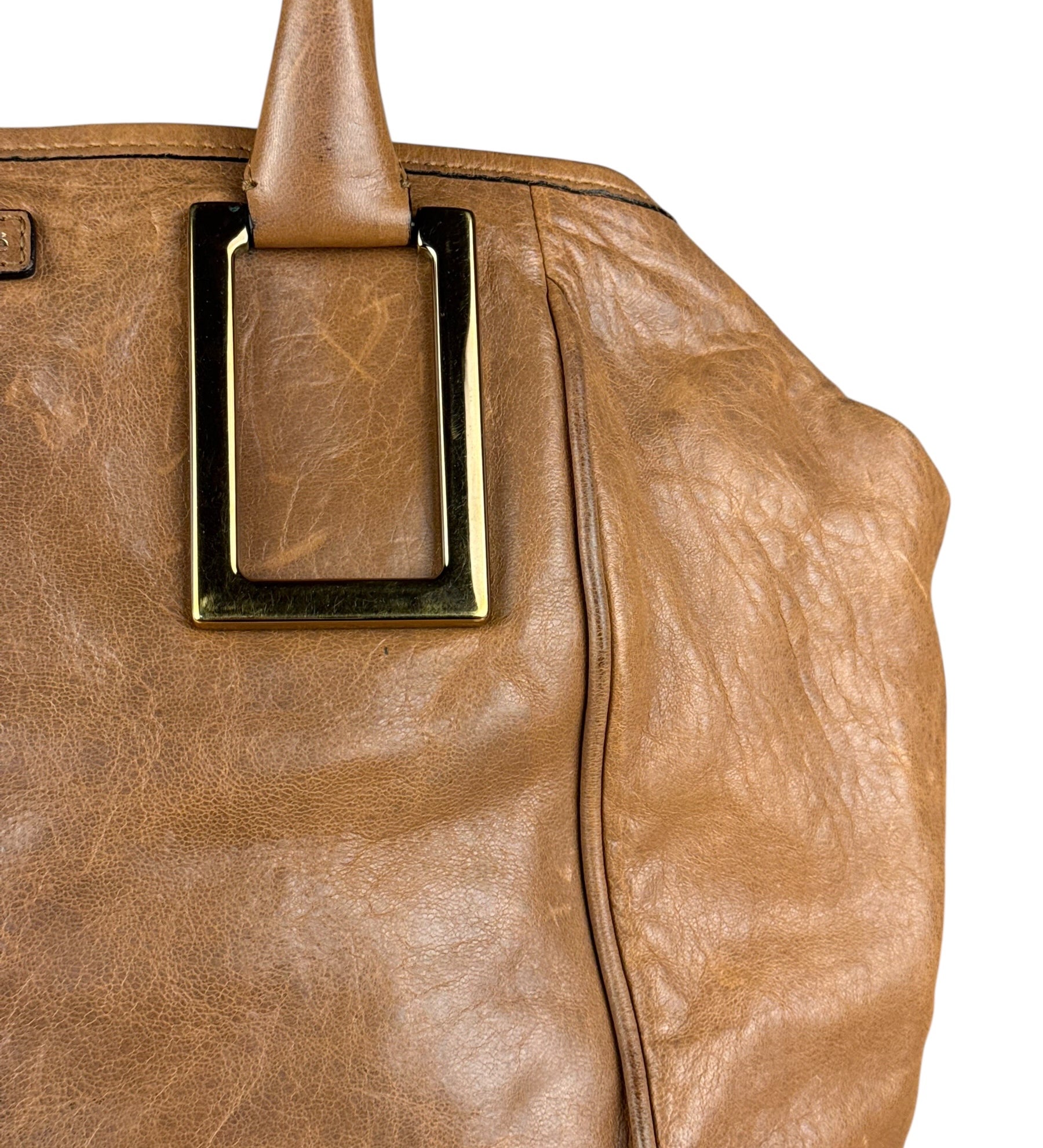 Chloé Brown Leather Ethel Tote Bag