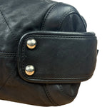 Chanel Black Quilted Leather Wild Stitch Handbag 2005