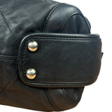 Chanel Black Quilted Leather Wild Stitch Handbag 2005