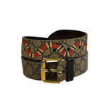 Gucci Beige GG Kingsnake Belt
