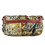 Prada Multicolor Nylon Leather Trim Shoulder Bag