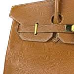 Hermes Birkin 35 Gold Brown Togo Leather Handbag 2001