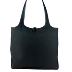 Ferragamo Vintage Black Leather Lined Shoulder Tote