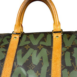 Louis Vuitton Stephen Sprouse Limited Edition Graffiti Keepall 50 Green