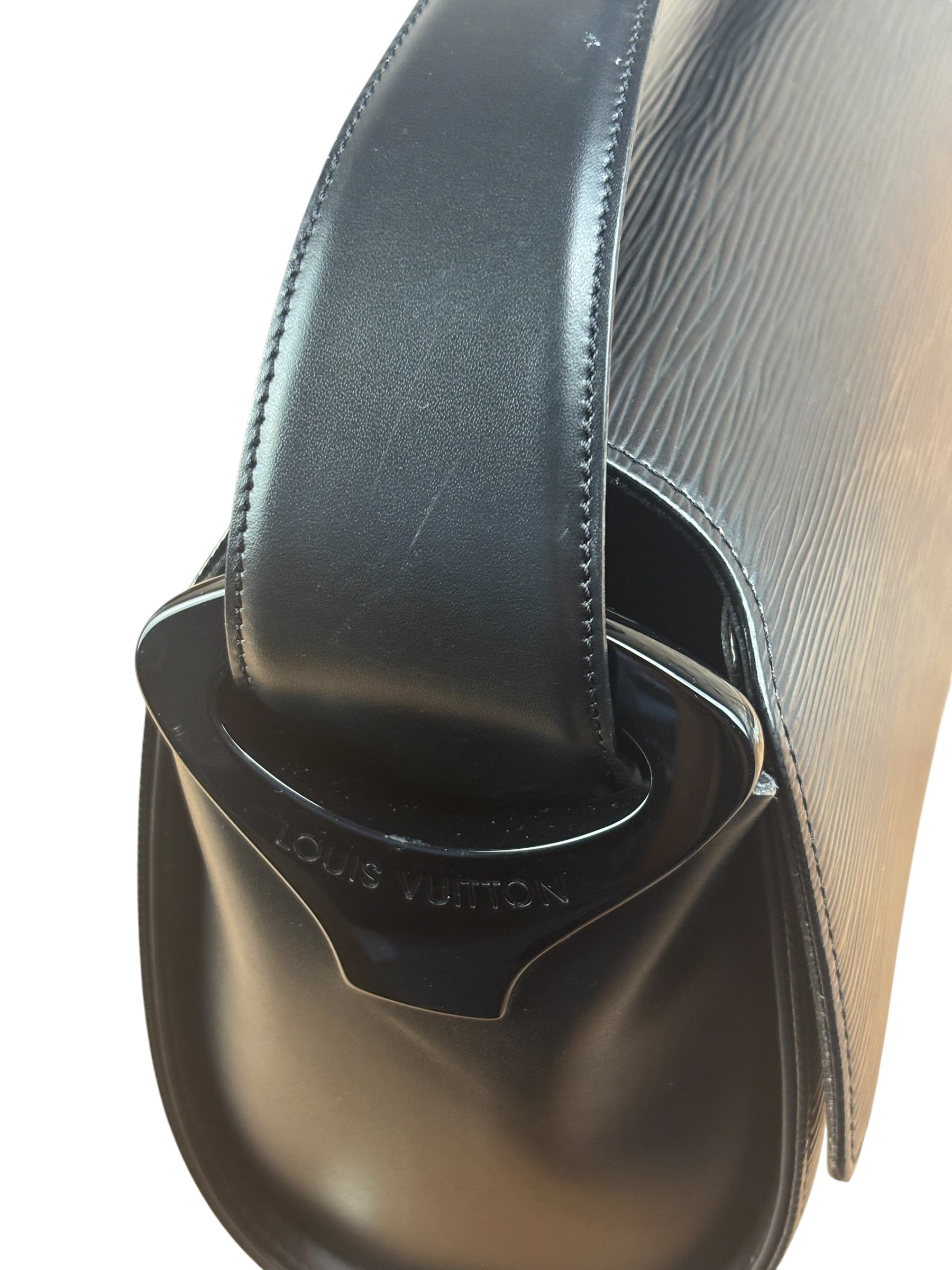 Louis Vuitton Black Epi Leather Flap Nocturne Shoulder Bag PM