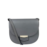 Celine Grey Leather Trotteur Small Crossbody Bag