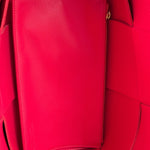 Bottega Veneta Red Leather Arco Tote Bag