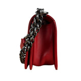 Chanel 2015 Red Medium Boy Bag