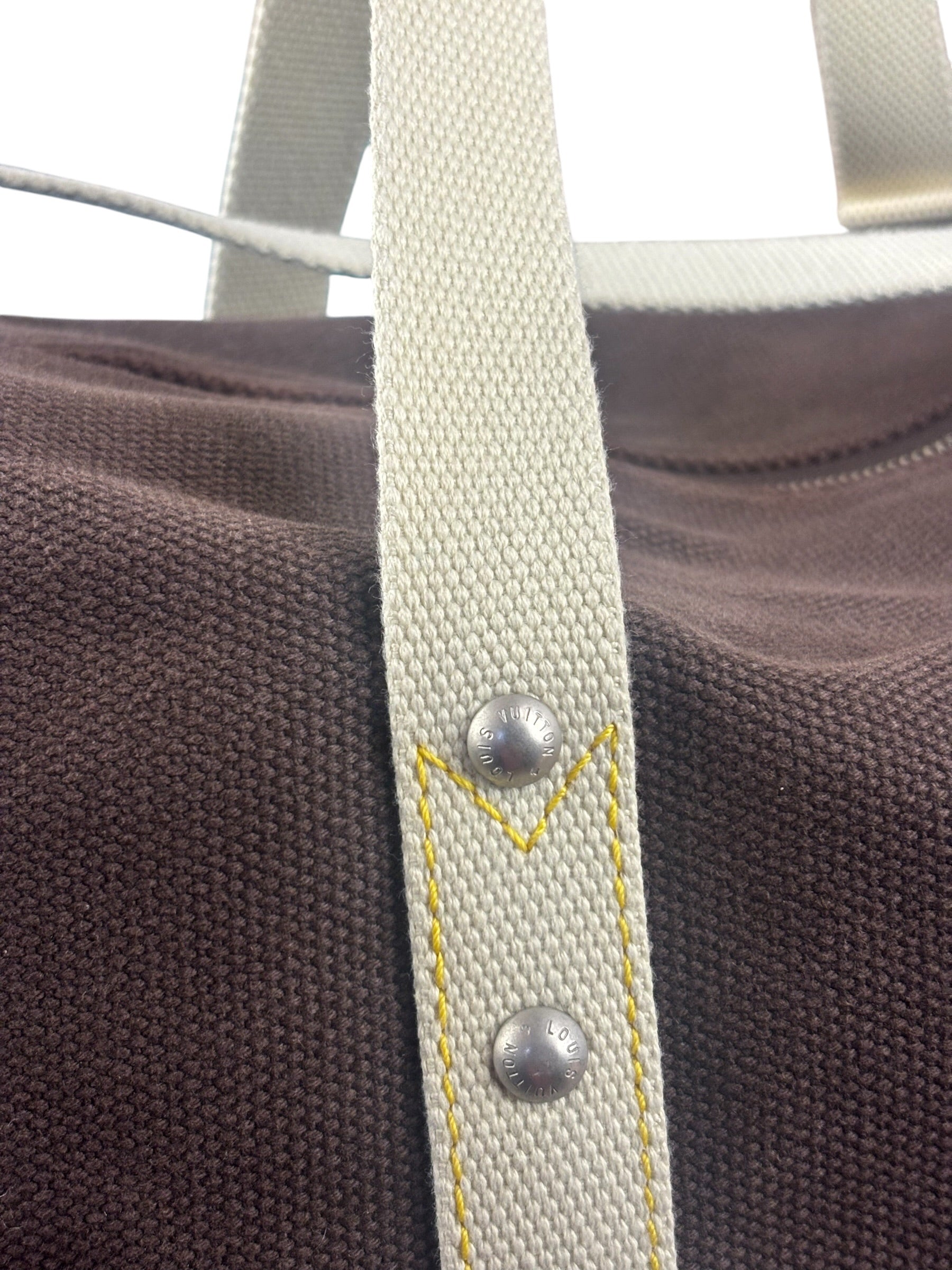 Louis Vuitton Brown Antigua Cabas Shoulder Bag GM