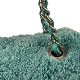 Chanel Mint Green Quilted Terry Cloth Coco Beach Flap Bag 2019