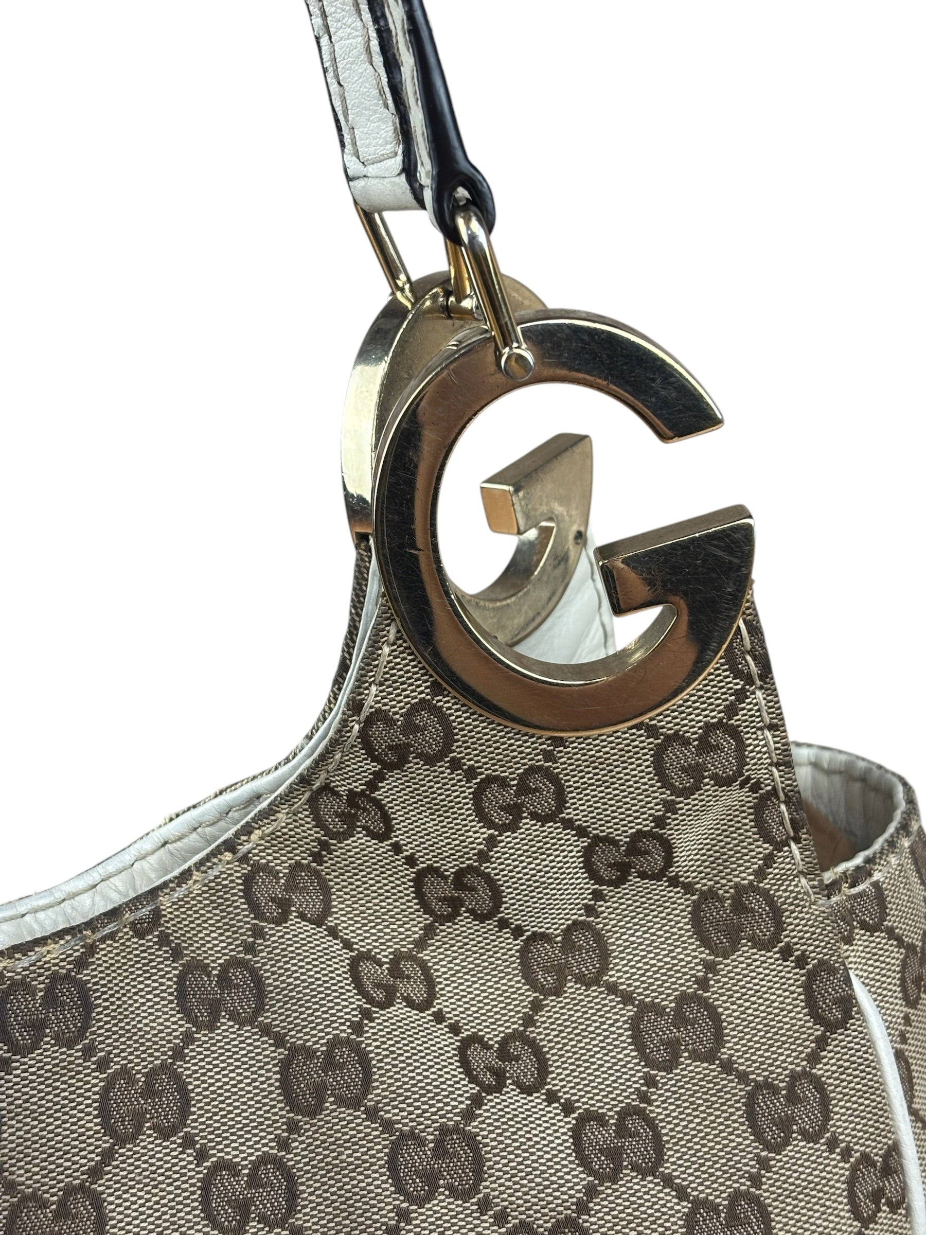 Gucci GG Canvas Medium Charlotte Hobo Bag