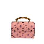 Gucci Valentines Day Padlock Bamboo Handle Handbag