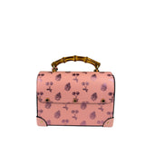 Gucci Valentines Day Padlock Bamboo Handle Handbag