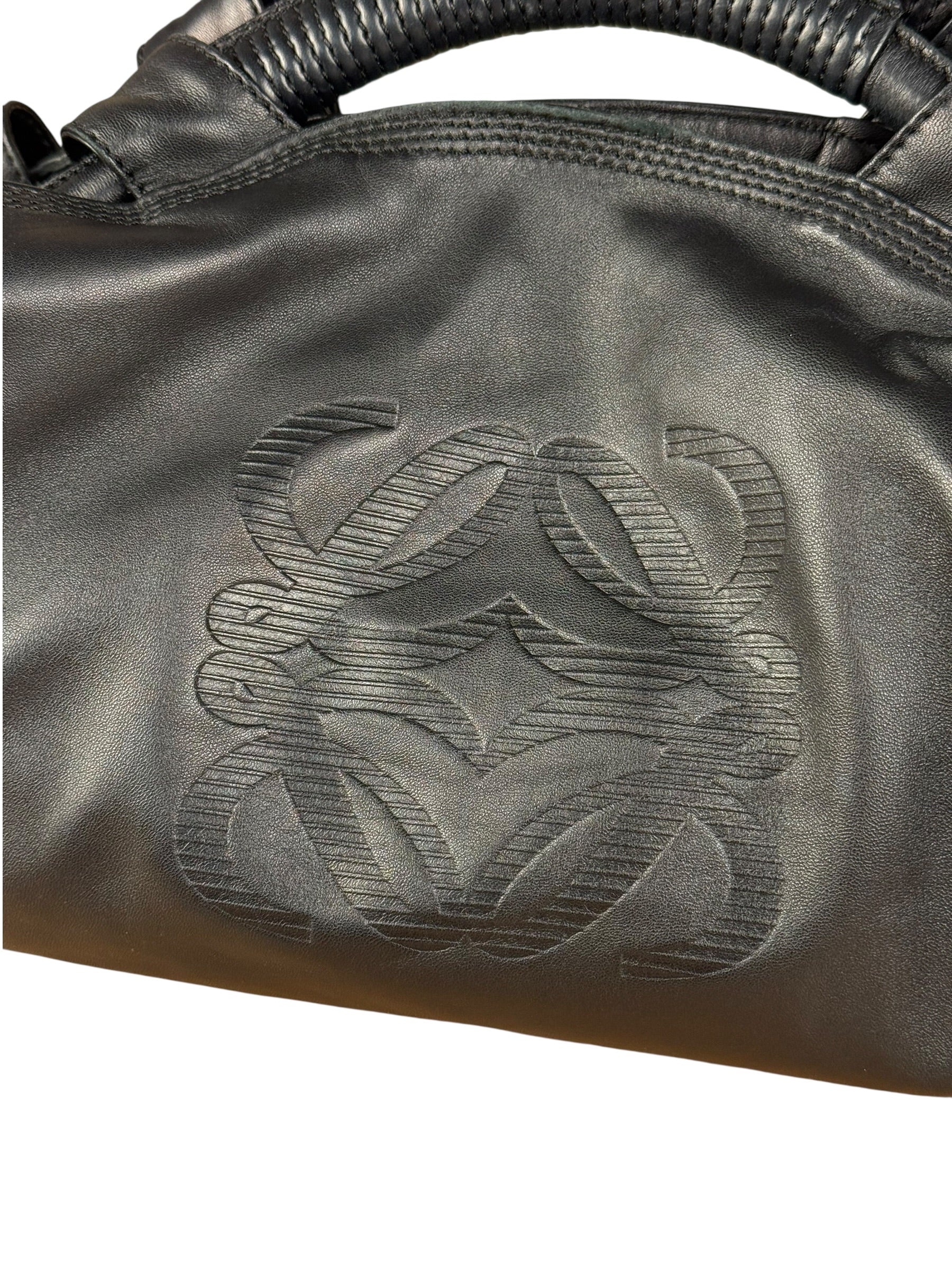 Loewe Black Leather Small Nappa Aire Handbag