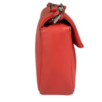 Fendi Coral Pink Leather Mini Baguette