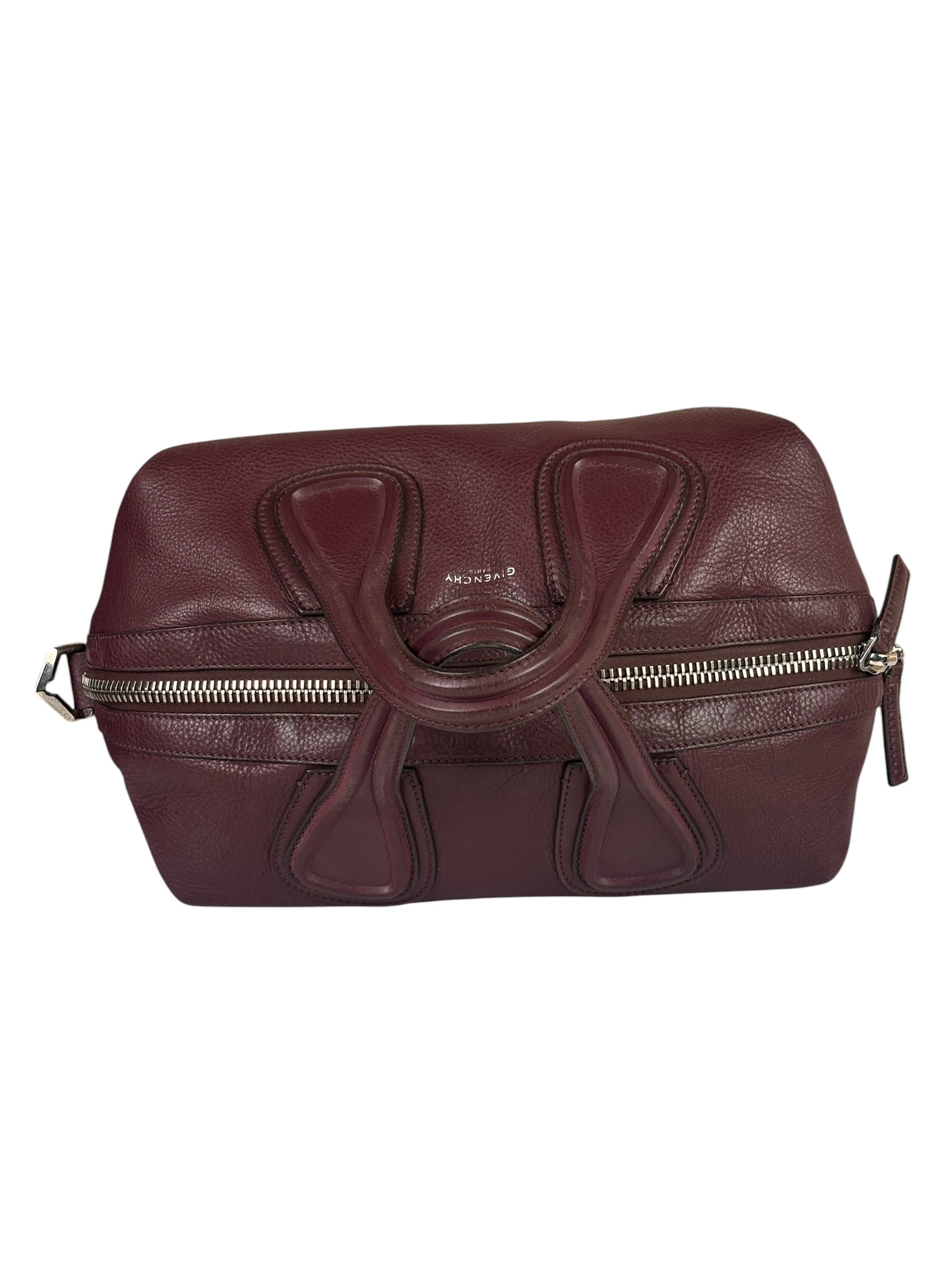 Givenchy Nightingale Burgundy Leather Two-Way Bag