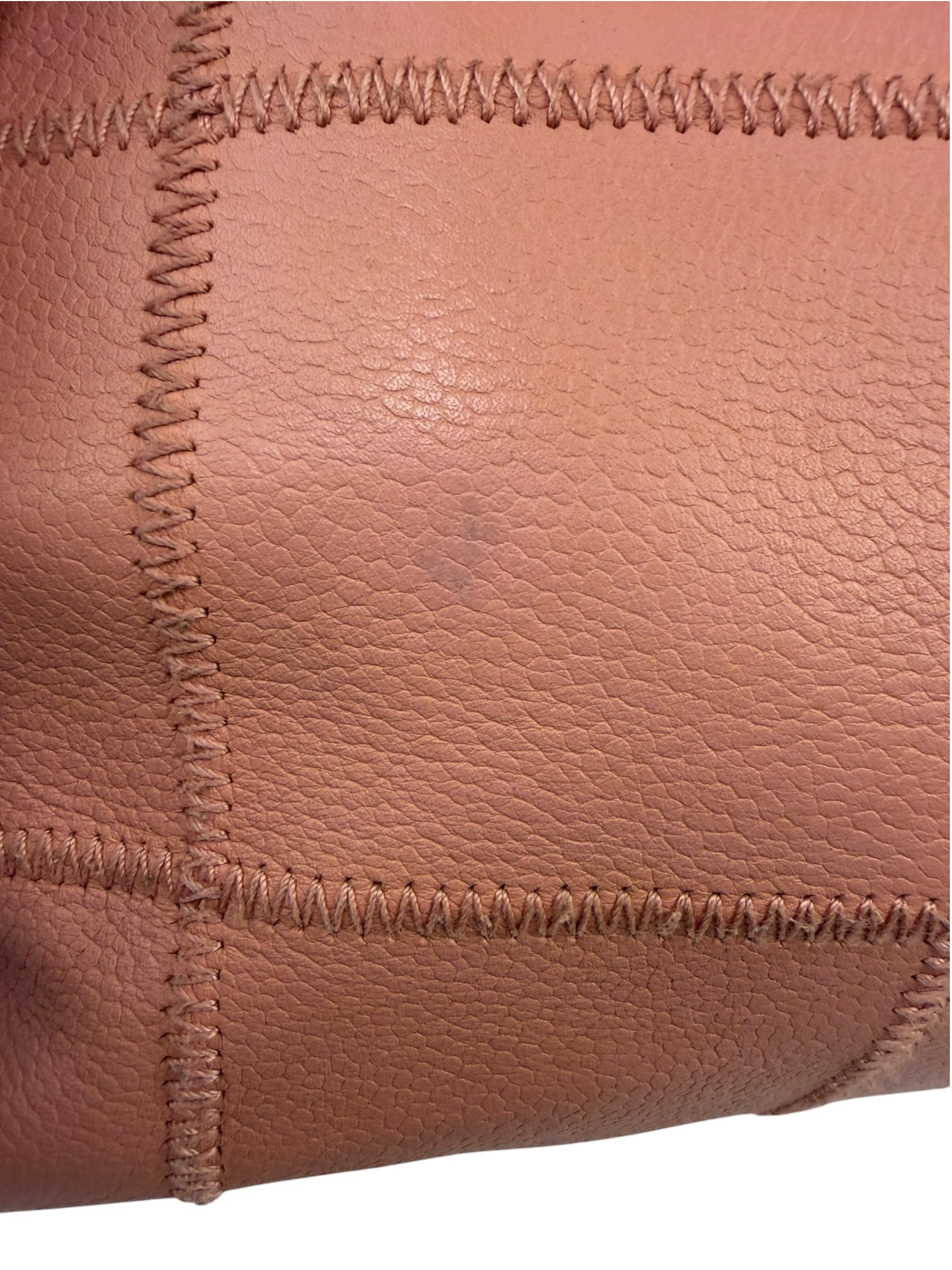 Chanel Pink Caviar Leather Chocolate Bar Bowler Bag 2003