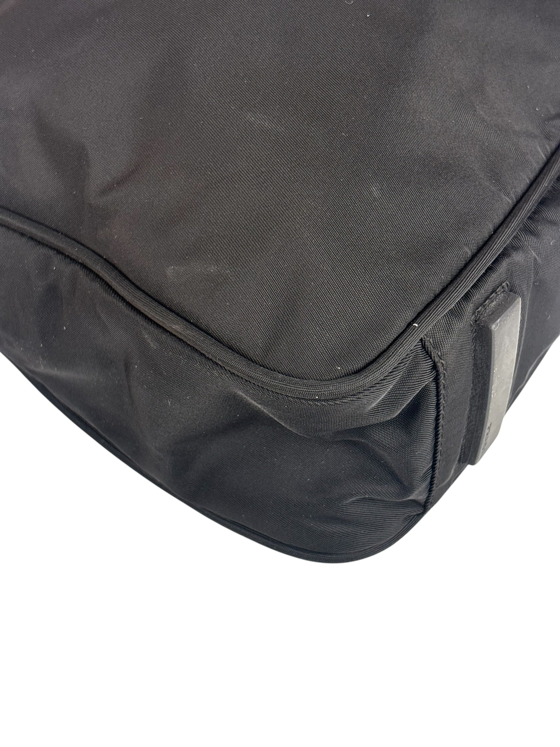 Prada Black Tessuto Nero Nylon Tote/Shoulder Bag
