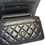 Chanel Black Quilted Wallet On Chain 2019