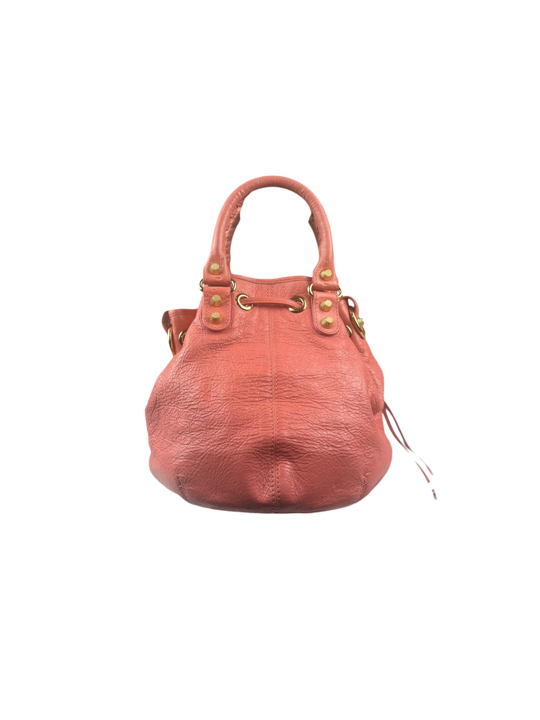 Balenciaga Pink Leather Agneau Small 21 Two-Way Bag